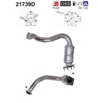 OPEL 5850124 Каталізатор