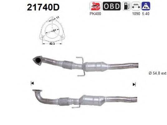 OPEL 5854238 Каталізатор