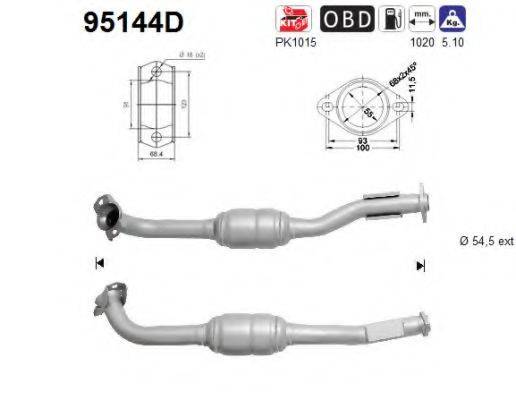 TOYOTA 1741030140 Каталізатор