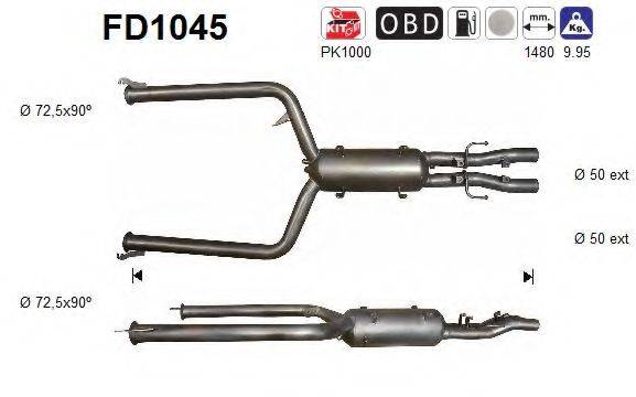 ROSI 390180 Саджовий/частковий фільтр, система вихлопу ОГ