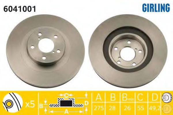 GIRLING 6041001