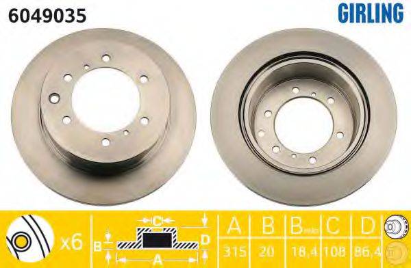 GIRLING 6049035