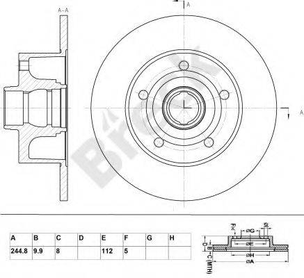 BRECK BR 009 SA100