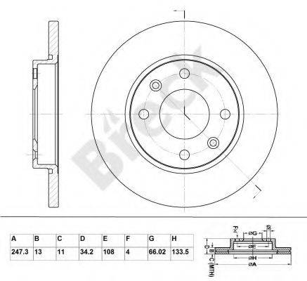 BRECK BR 012 SA100