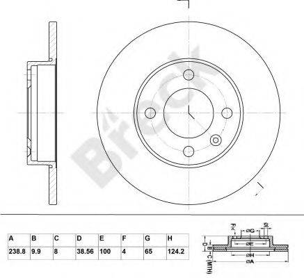 BRECK BR 018 SA100