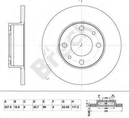 BRECK BR 046 SA100