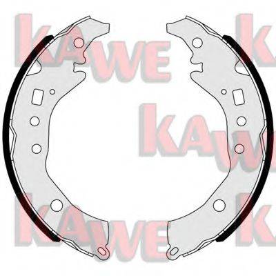 KAWE 01044 Комплект гальмівних колодок