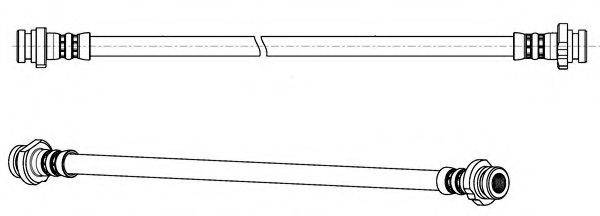 KAWE 512645 Гальмівний шланг