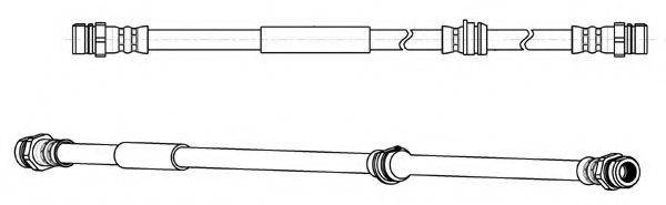 KAWE 512976 Гальмівний шланг