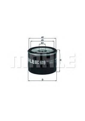 MAHLE ORIGINAL OC 619