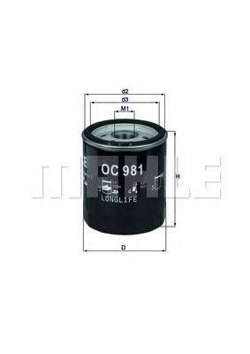 MAHLE ORIGINAL OC 981