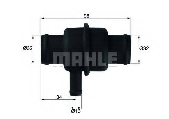 MAHLE ORIGINAL 1.001.79 Термостат, охолоджуюча рідина