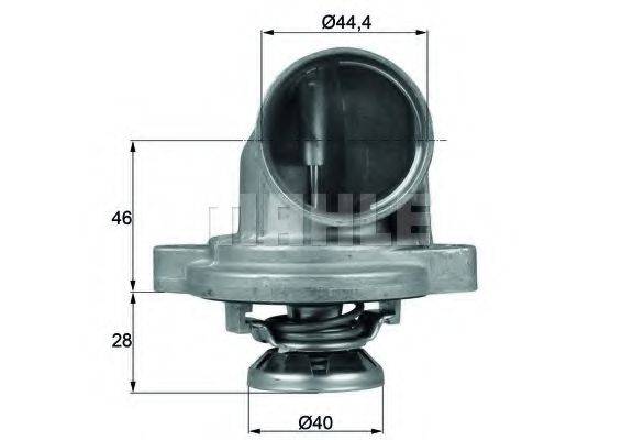 MAHLE ORIGINAL 2.412.80 Термостат, охолоджуюча рідина