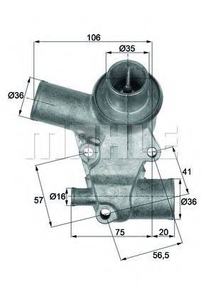 MAHLE ORIGINAL TI 61 80D