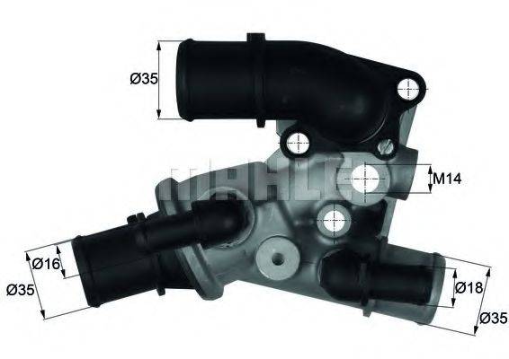 MAHLE ORIGINAL TI 140 80D