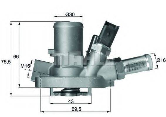 MAHLE ORIGINAL TI 147 80