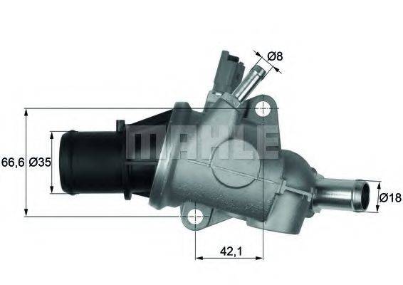 MAHLE ORIGINAL TI 167 88