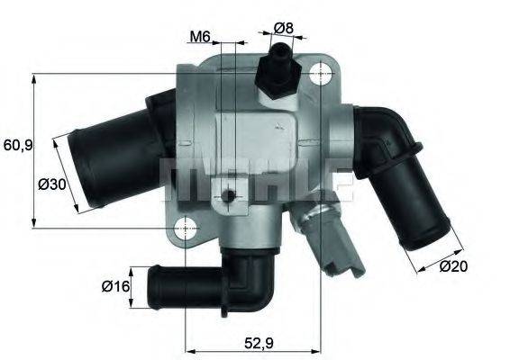 MAHLE ORIGINAL TI 173 88