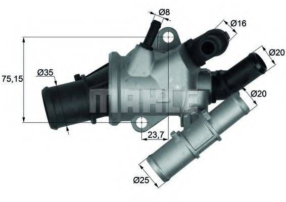 MAHLE ORIGINAL TI 180 88