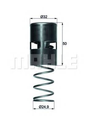 MAHLE ORIGINAL 1.249.83 Термостат, масляне охолодження