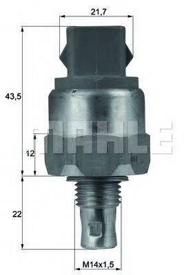 MAHLE ORIGINAL 8.200.01 Термивимикач, вентилятор радіатора