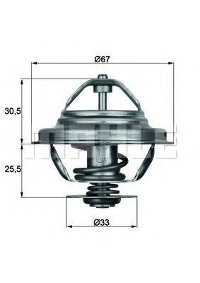 MAHLE ORIGINAL TX 27 80D