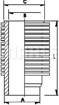 MAHLE ORIGINAL C06010 Гільза циліндра