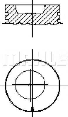 MAHLE ORIGINAL S26060 Поршень