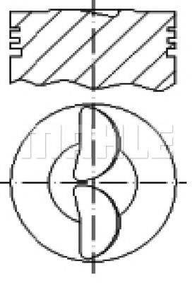 MAHLE ORIGINAL S25110 Поршень