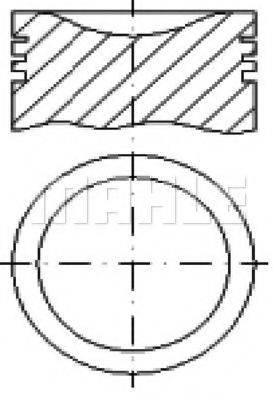 MAHLE ORIGINAL S03020 Поршень