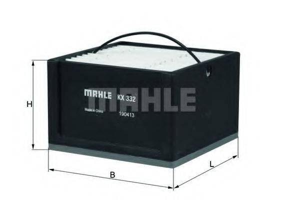 MAHLE ORIGINAL KX332 Паливний фільтр