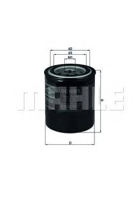 MAHLE ORIGINAL OC 109/1