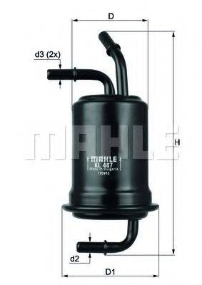 MAHLE ORIGINAL KL 487