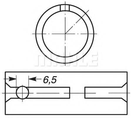 KOLBENSCHMIDT 74414690 Втулка підшипника, шатун