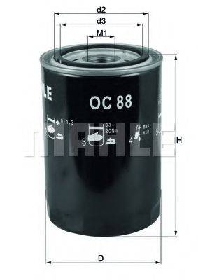 MAHLE ORIGINAL OC 88