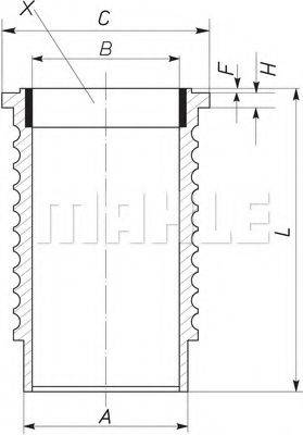 MAHLE ORIGINAL 061WN16 Гільза циліндра