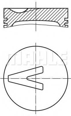 MAHLE ORIGINAL 2013201 Поршень