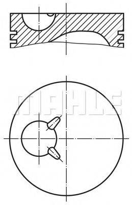 MAHLE ORIGINAL 2731900 Поршень