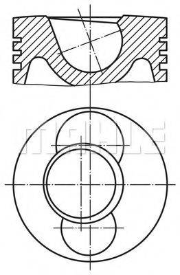 MAHLE ORIGINAL 1015902 Поршень