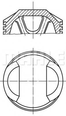 MAHLE ORIGINAL 2791801 Поршень