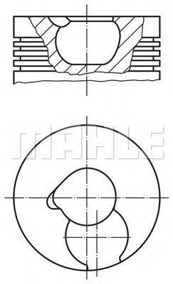 KOLBENSCHMIDT 92863600 Поршень