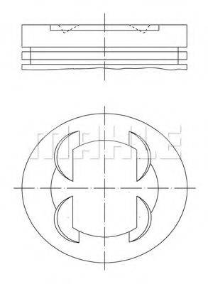 KOLBENSCHMIDT 93384620 Поршень