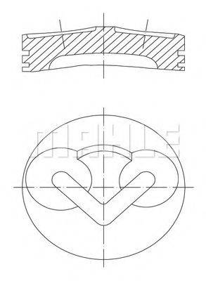 MAHLE ORIGINAL 1018901 Поршень