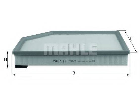 MAHLE ORIGINAL LX 1591/2