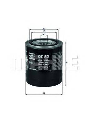 MAHLE ORIGINAL OC 62