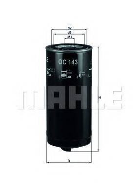 MAHLE ORIGINAL OC 143