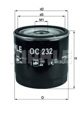 MAHLE ORIGINAL OC 232