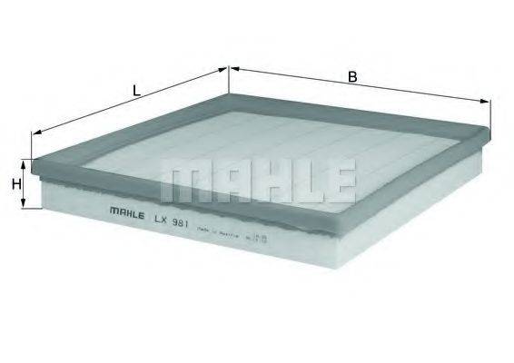MAHLE ORIGINAL LX 981