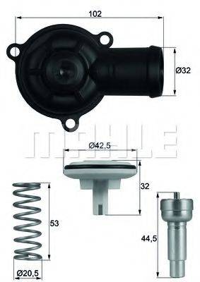 MAHLE ORIGINAL TI 220 87D