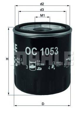 MAHLE ORIGINAL OC 1053